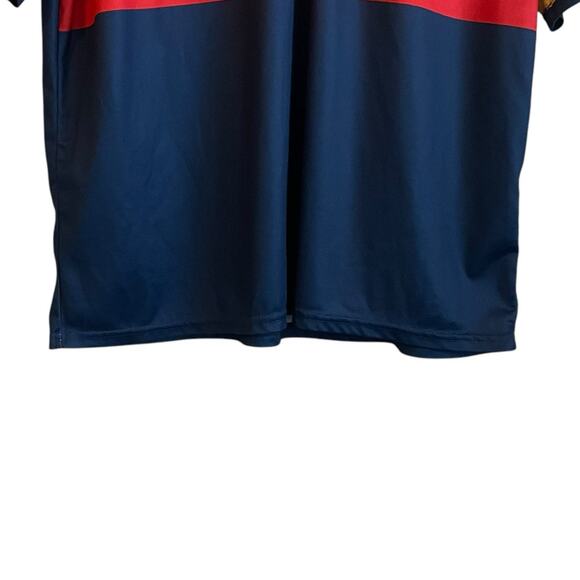 Ralph Lauren Polo Sport Mens Polo Shirt Color Block Logo Sport Soccer Athlete - Picture 7 of 9